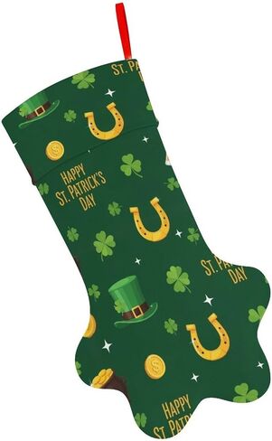 Personalized Stocking Decorations, Classic Xmas Stocking for Family Celebration in Saudi Arabia