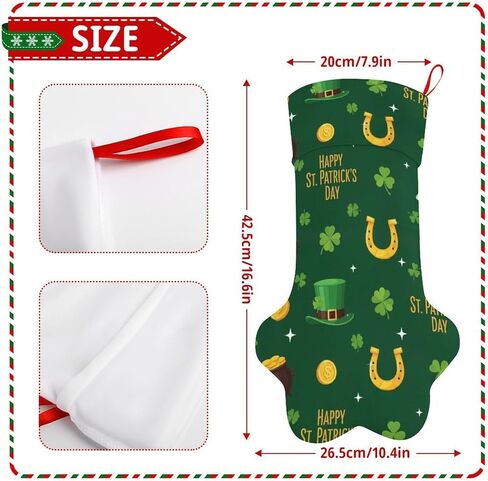 Personalized Stocking Decorations, Classic Xmas Stocking for Family Celebration in Saudi Arabia