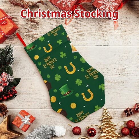 Personalized Stocking Decorations, Classic Xmas Stocking for Family Celebration in Saudi Arabia