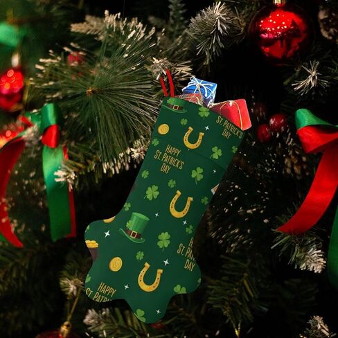 Personalized Stocking Decorations, Classic Xmas Stocking for Family Celebration in Saudi Arabia