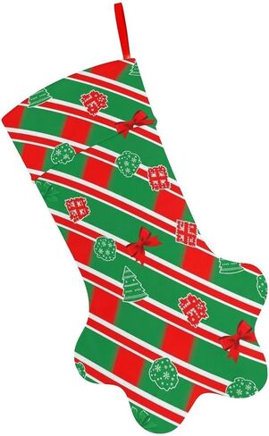 Personalized Stocking Decorations, Classic Xmas Stocking for Family Celebration in Saudi Arabia