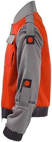 Adult Marty Mcfly Costume Men Jacket Zipper Coat Suit in Saudi Arabia