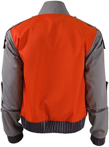 Adult Marty Mcfly Costume Men Jacket Zipper Coat Suit in Saudi Arabia