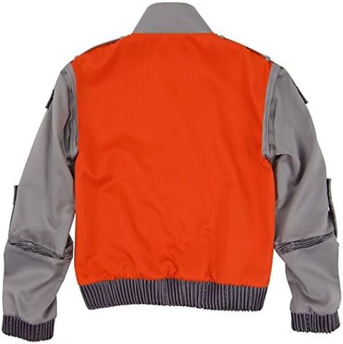 Adult Marty Mcfly Costume Men Jacket Zipper Coat Suit in Saudi Arabia