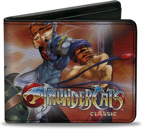 ThunderCats Wallet, Bifold, Thundercats Slithe Cheetara Tygra Battle Scene, Vegan Leather in Saudi Arabia