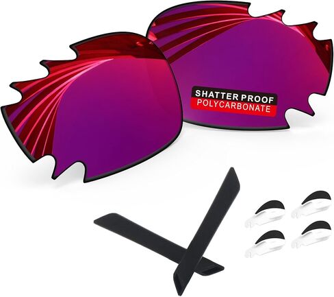 عدسات بديلة من البولي كربونات PRO+ وأطقم مطاطية لنظارات Oakley Jawbone ذات فتحات تهوية in Saudi Arabia