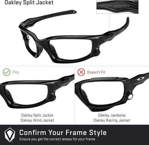 Revant Replacement Lenses for Oakley Split Jacket (Low Bridge Fit) OO9138 in Saudi Arabia