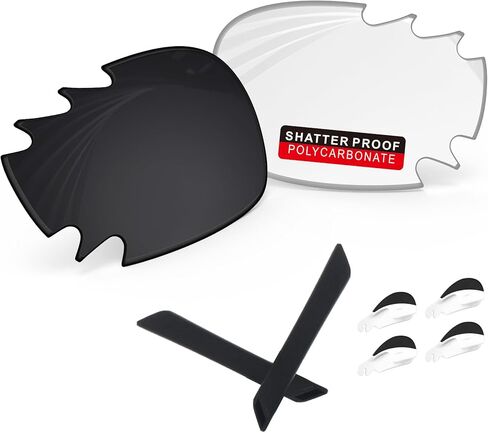 عدسات بديلة من البولي كربونات PRO+ وأطقم مطاطية لنظارات Oakley Jawbone ذات فتحات تهوية in Saudi Arabia