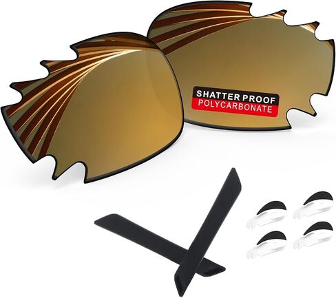 عدسات بديلة من البولي كربونات PRO+ وأطقم مطاطية لنظارات Oakley Jawbone ذات فتحات تهوية in Saudi Arabia