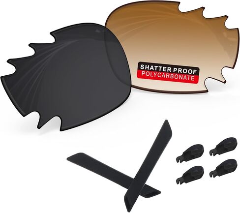 عدسات بديلة من البولي كربونات PRO+ وأطقم مطاطية لنظارات Oakley Jawbone ذات فتحات تهوية in Saudi Arabia