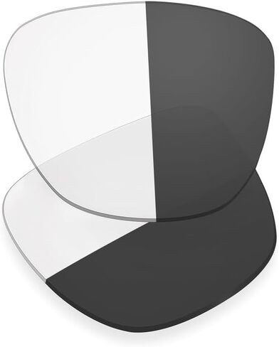 عدسات بديلة لإطار Echo _ مستطيل (55 مم)، للرجال والنساء، نظارات شمسية مستقطبة تحجب الضوء الأزرق in Kuwait
