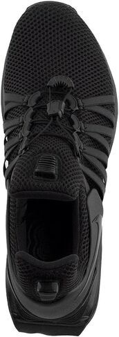 حذاء رياضي للجري للرجال من Nike Shox Gravity مصنوع من قماش برباط علوي منخفض (10.5، أسود/أسود-أسود) in Kuwait