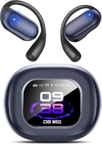 Wireless Earbuds Bluetooth 5.3 Headphones, 40H Playtime Stereo IPX7 Waterproof Ear Buds,LED Power Display Cordless in-Ear Earphones with Noise Cancelling Mic for iOS Andriod Cell Phone Sports in Saudi Arabia