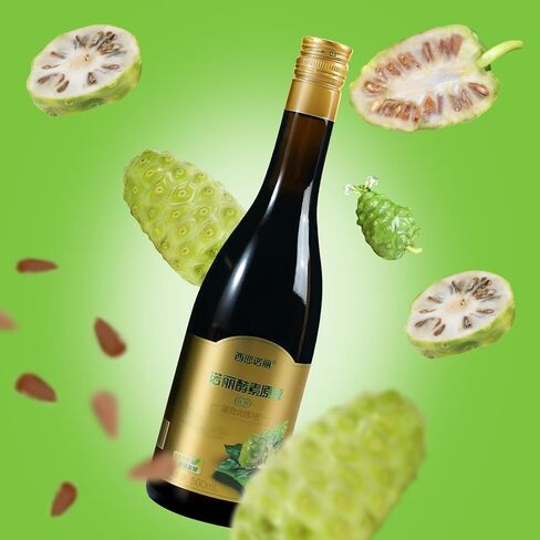 XISSA NONI.Noni Juice,Noni Enzyme,100% Pure Natural Low Calorie Organic Superfood Beverages, Promote Overall Health and Intestinal Digestion Balance,The Natural Ecology of The Xisha Islands. Each Bottle Is 500ML,1 Bottles in Kuwait