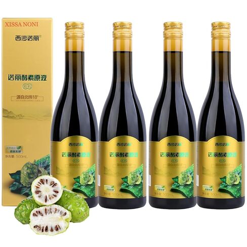 XISSA NONI.Noni Juice,Noni Enzyme,100% Pure Natural Low Calorie Organic Superfood Beverages, Promote Overall Health and Intestinal Digestion Balance,The Natural Ecology of The Xisha Islands. Each Bottle Is 500ML,1 Bottles in Kuwait