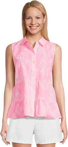 Lilly Pulitzer Women's Breah Sleeveless Button D in Saudi Arabia