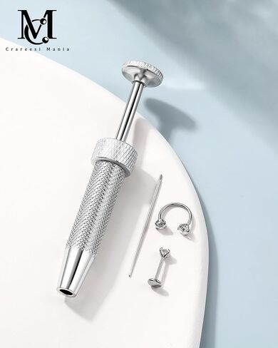 CM Crareesi Mania 20G Nose Rings Hoops 316L Stainless Steel Horseshoe Nose Ring Studs Internally Threaded Flat Back Lip Rings Helix Tragus Cartilage with Piercing Grabber Tool in Saudi Arabia