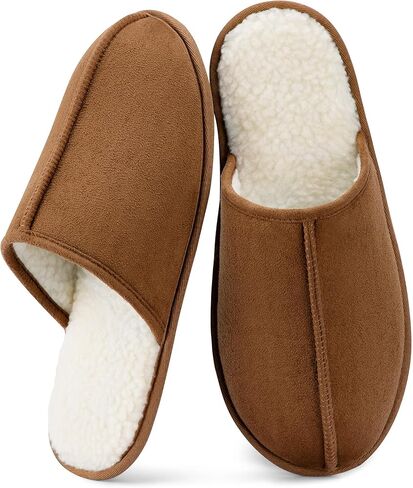 شبشب RockDove الرجالي Drift Micro-Suede Scuff مع بطانة ناعمة من صوف الشيربا ونعل داخلي من الإسفنج الذكي ونعل مضاد للانزلاق in Saudi Arabia