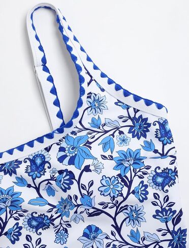 ZAFUL Tankini ملابس السباحة التحكم في البطن لباس السباحة قطعتين مع قاع عالي الخصر in Kuwait