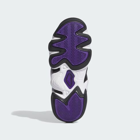 حذاء كرة السلة Adidas Crazy 8 Grade School (أسود أساسي/أرجواني ملكي/أبيض سحابي) in Kuwait