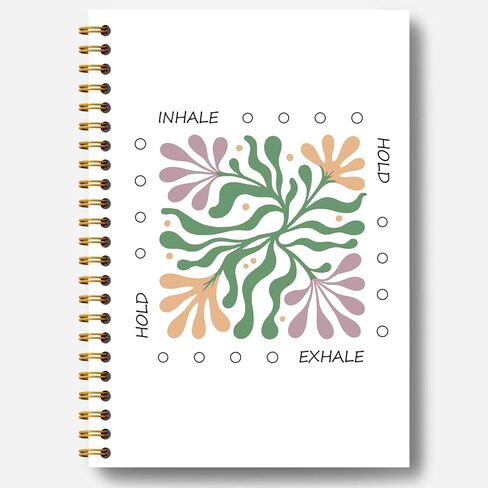 Boho Floral Notebook, Inspirational Journal for Women, Kindness Gifts, Mental Health Gifts, Motivational Self Love Gifts for Women, Let Kindness Bloom Floral Spiral Notebook 5.5x8.3 Inch in Kuwait