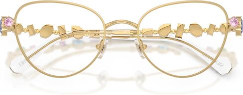 Swarovski SK1024 Prescription Eyewear Frames, Gold/Demo Lens, 51 mm in Saudi Arabia