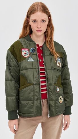 Sea Women's Eira Quilted Patched Puffer Jacket in Saudi Arabia