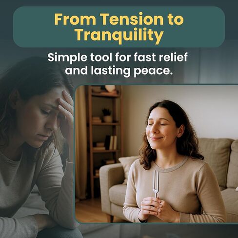 مجموعة الشوك الرنانة للشفاء | 128 هرتز، 136 هرتز، 256 هرتز، 384 هرتز | أدوات معالجة صوتية دقيقة لموازنة الشاكرا والتأمل والعلاج بالنغمة | 4 شوكات ضبط، ومطرقة عاكسة، ومنشط، وحقيبة in Kuwait