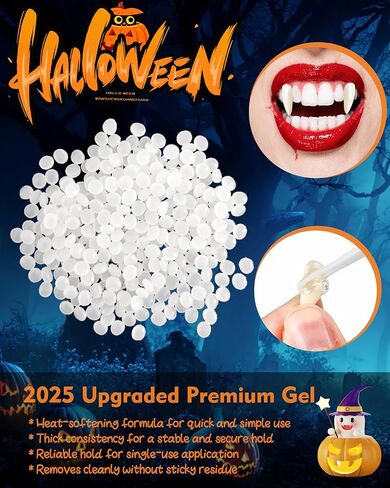 Halloween Vampire Teeth Kids Adult: 6 Pairs Realistic Vampire Fangs for Cosplay Vampire Costume Makeup Accessories Women Men Fake Fangs, Werewolf Teeth Fangs with Adhesive for Halloween Party Favors in Kuwait