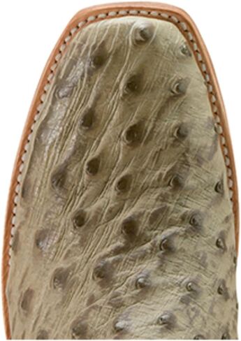 حذاء ARIAT الرجالي Futurity Outlaw Exotic Ostrich Western Boot بمقدمة مربعة رمادي فاتح 7.5 D(M) US in Saudi Arabia