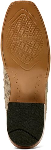 حذاء ARIAT الرجالي Futurity Outlaw Exotic Ostrich Western Boot بمقدمة مربعة رمادي فاتح 7.5 D(M) US in Saudi Arabia