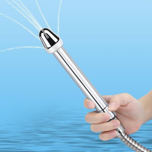 طقم تنظيف مهبلي مكون من 3 رؤوس دش من الألومنيوم، فوهة ماء، الدوش الشرجي + حقيبة حمل مخملية in Kuwait