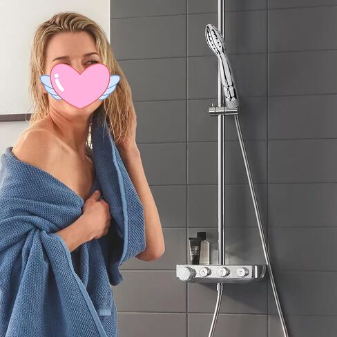 دش دش دش حقنة شرجية منظف الدش نظام حقنة شرجية، فوهة دش مياه محمولة، مجموعة تنظيف مهبلية لشطف الشرج للرجال والنساء، فضي (ألومنيوم) in Kuwait