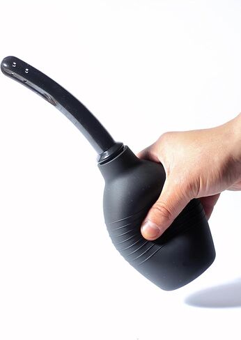 Anal Douche Enema Bulb Vaginal Douche Enema Cleaner for Women’s or Man’s Health for Water Or Coffee Colon Cleansing, Detox and Constipation (Black, 10.4 Ounce)… in Saudi Arabia