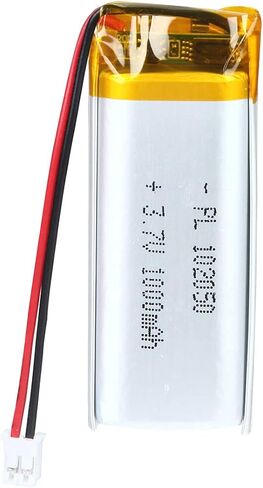 YDL 3.7V 850mAh 102535 Lipo Battery Rechargeable Lithium Polymer ion Battery Pack with PH2.0mm JST Connector in Saudi Arabia