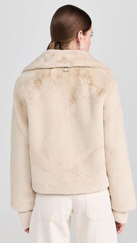 Apparis Women's Elis Faux Fur Short Coat in Saudi Arabia