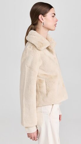 Apparis Women's Elis Faux Fur Short Coat in Saudi Arabia