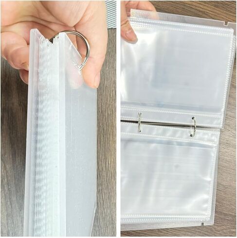 2 Sets Desktop Small Photo Album,Flip Mini Photo Book Stand Acrylic Picture Frame 34 Pages Holds 68 Pictures,Plastic Picture Album Binder, Refillable sleeves (Clear, 4x6) in Saudi Arabia