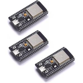Teyleten Robot ESP32S ESP32 ESP-WROOM-32 Development Board 2.4GHz Dual-Core WiFi +Bluetooth 2 Function Microcontroller for Arduino (ESP32 30P TYPE-C, 3PCS) in Kuwait