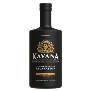Kavana Kava Spirit 25 Oz - Alcohol-Free & Sugar-Free Kava Root Drink, Plant-Based Zero-Proof Alternative with Natural Citrus Flavor, Smooth Mocktails Non-Alcoholic Drinks Botanical Spirit, Made in USA in Saudi Arabia