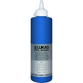 LUKAS CRYL Studio Artists Paint High Pigment Concentration Paint - 250 ml Bottle - Fluorescent Reflex White in Kuwait