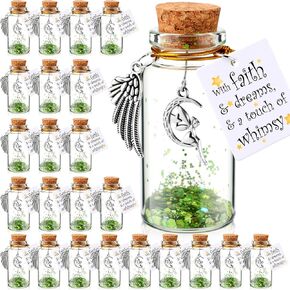 24 مجموعة من الهدايا الجنية للنساء زجاجات غبار بيكسي مزخرفة زينة عيد الميلاد الجنية لعيد الميلاد المجيد in Kuwait