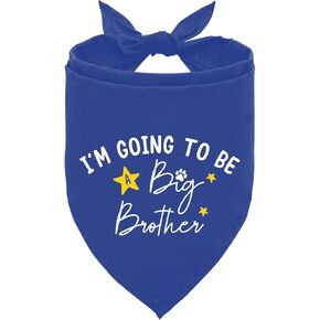 I'm Going to Be a Big Brother Dog Bandana, Dark Green Dog Bandana, Dog Bandana Pregnancy Announcement, Gender Reveal Dog Bandana, Baby Announcement Dog Bandana, Big Brother Dog Shirt (F14) in Kuwait