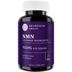 Neurogan NMN Supplement Capsules – Nicotinamide Adenine Dinucleotide Precursor Cellular Energy & Brain Focus Support – 500 mg High-Potency Nicotinamide Mononucleotide per Serving, 120 Count in Kuwait