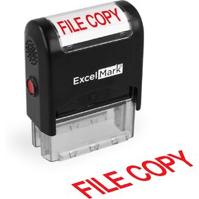 Revised Self Inking Rubber Stamp - Red Ink in Kuwait