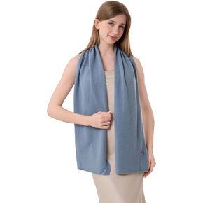100% Cashmere Knitted Scarf Warm Soft Lightweight Wrap Stole Travel Shawl for Women in Kuwait