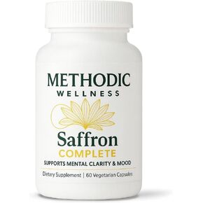 Saffron Complete Supplements, 88.5mg Saffron Extract for Mood Energy, Stress Relief & Sleep, Non-GMO & Gluten-Free – 60 Vegetable Capsule in Saudi Arabia