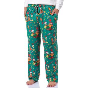 Garfield Comic Men's Christmas Sleep Tossed Print Pajama Pants for Adults in Saudi Arabia