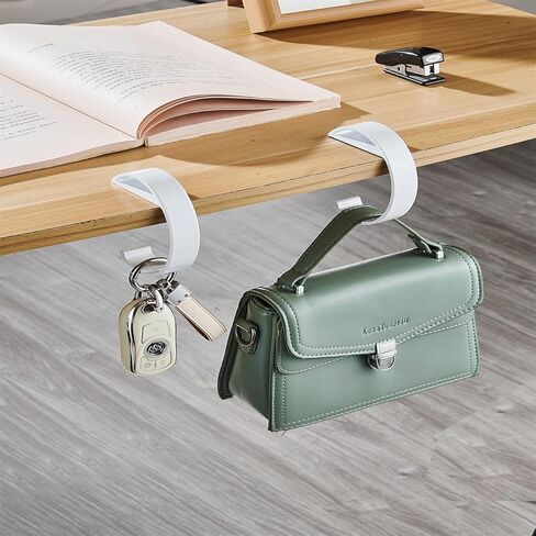 Alloy Material Pusre Hook for Table Heavy Duty Purse Hanger for Desk Handbag Hook Bag Holder for Hanging Umbrellas, Keys, Cups and Headphone in Saudi Arabia