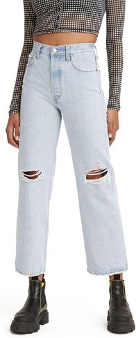 Levi's Women's Premium Ribcage Straight Ankle Jeans in Kuwait